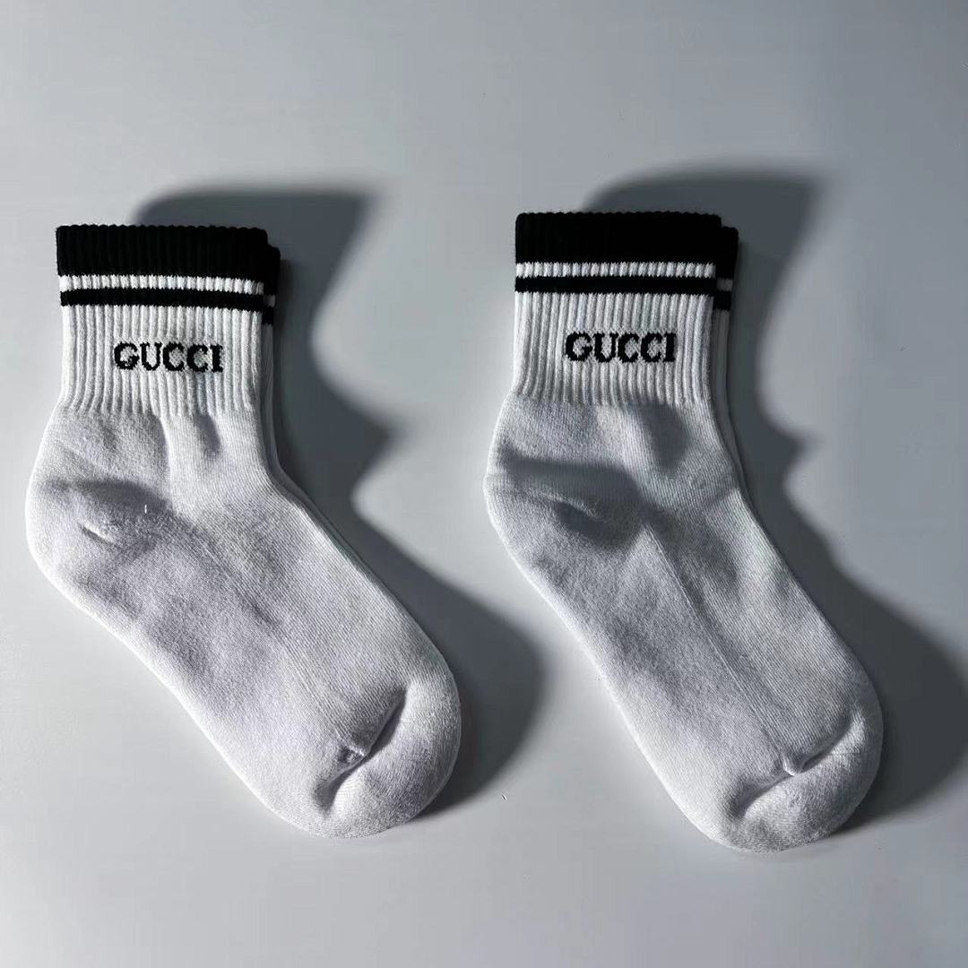 Accessiories GG Classical Towel Socks Small (White) - Image 2