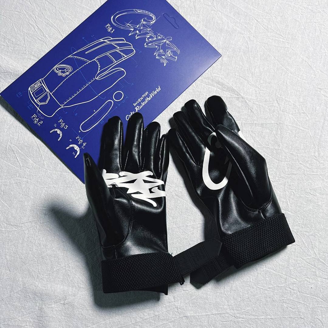 Hats CO Leather Glove Black With Packaing