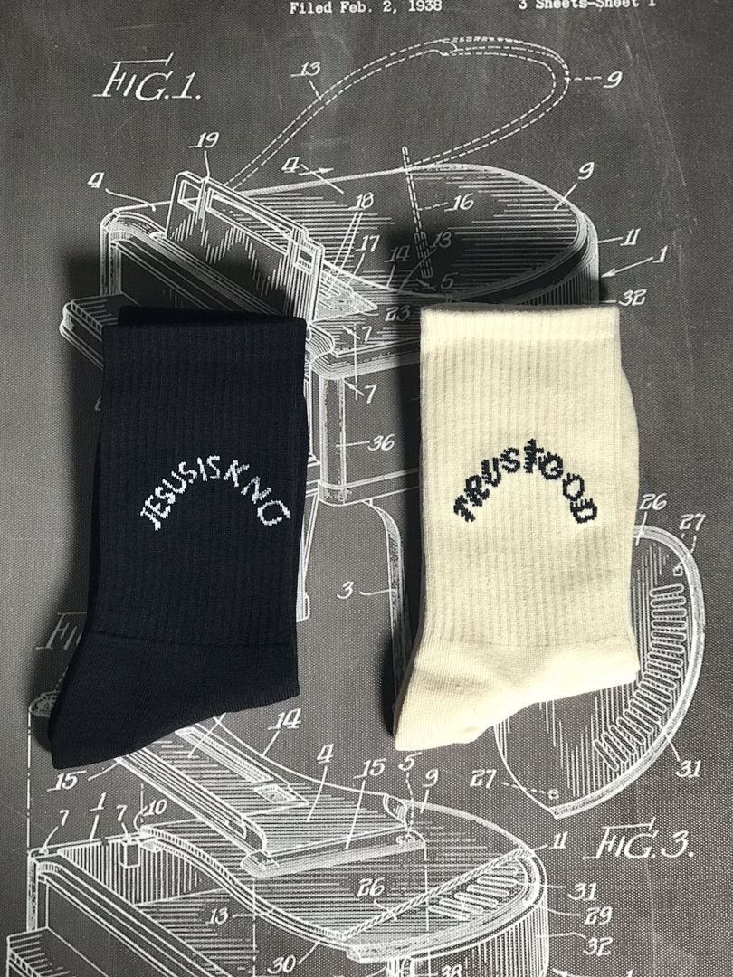 Accessiories Yeezy Jesus Is King Socks - Image 3