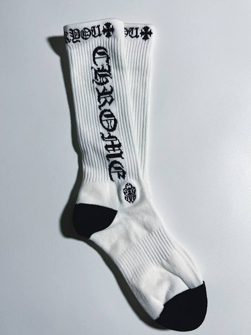 Chanel Chrome-Hearts 2023 Logo Towel Socks - Image 14