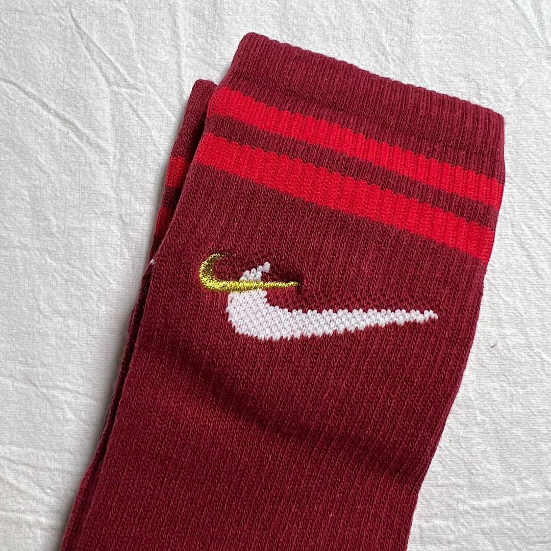 Accessiories NK 2 Embroidered Striped Socks - Image 2