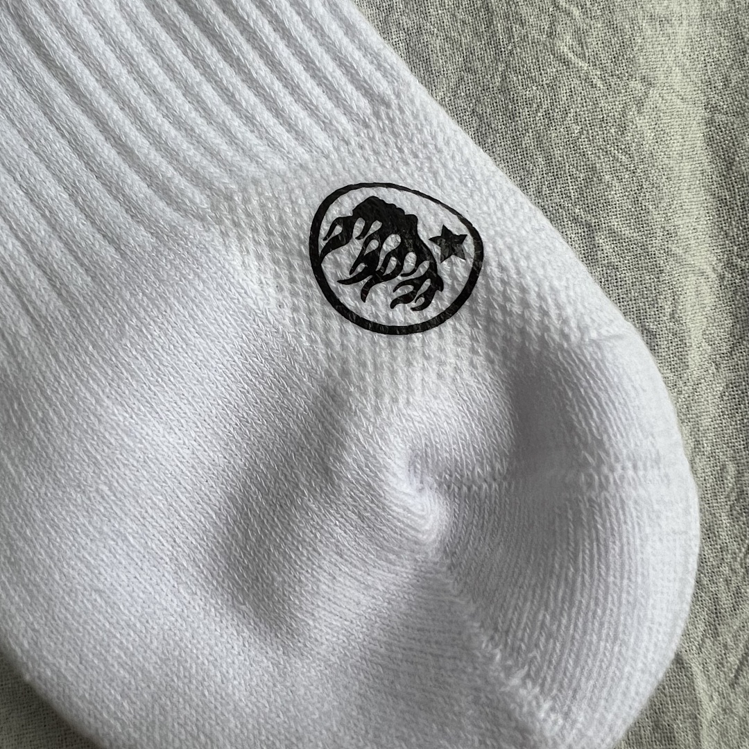 Accessiories Hellstar Black/White 2 Pacs A Set Socks - Image 6