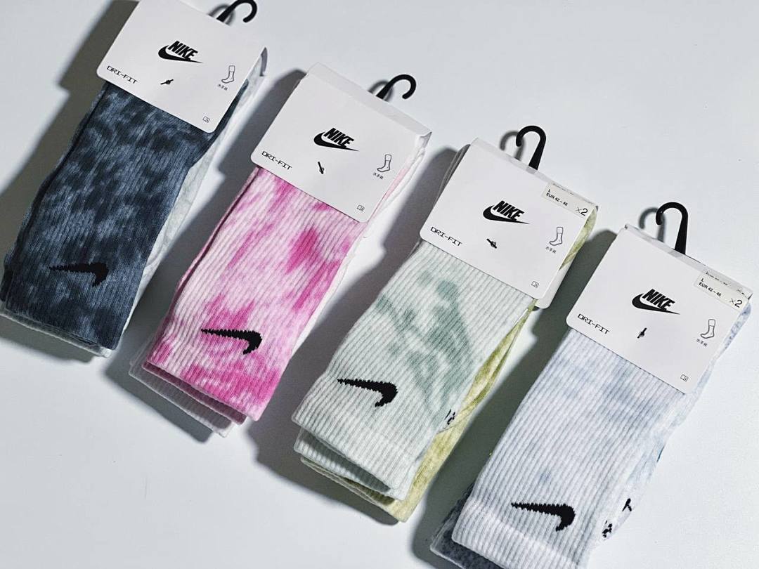 Accessiories N[K New Tie Dye Socks Towel Bottom