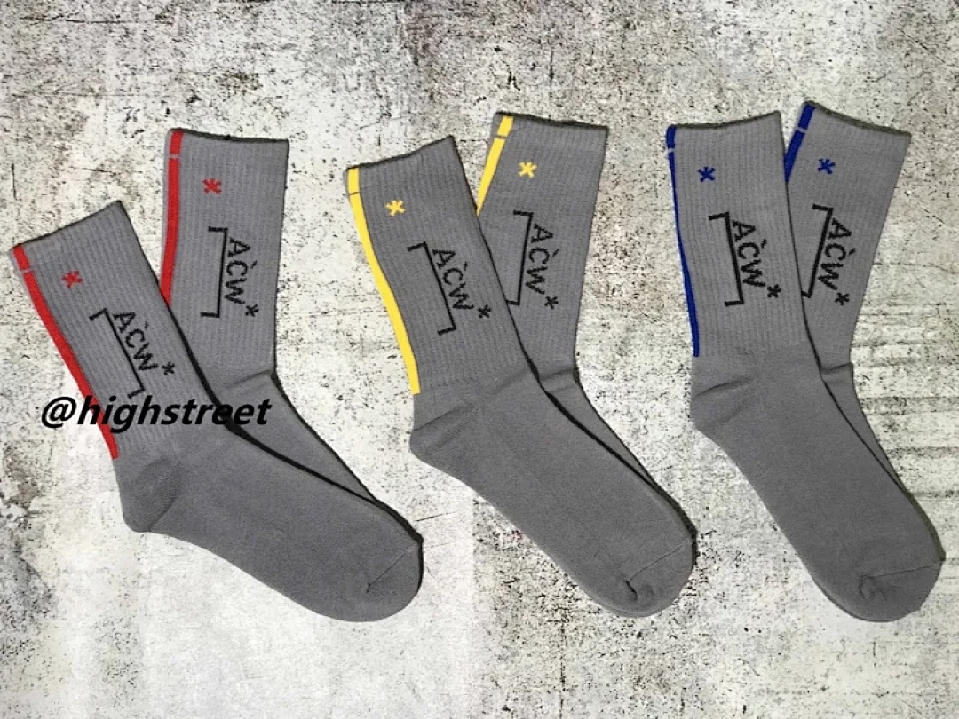 Accessiories ACW Socks Grey Solid Cotton - Image 2