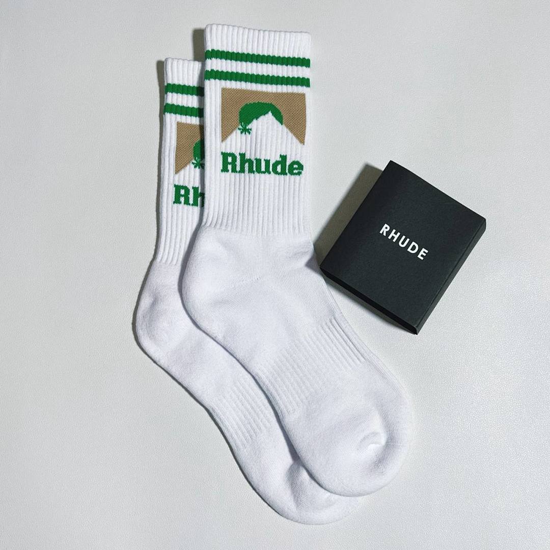Accessiories VINTAGE RHUDE Moutain 1:1 Towel Socks - Image 28