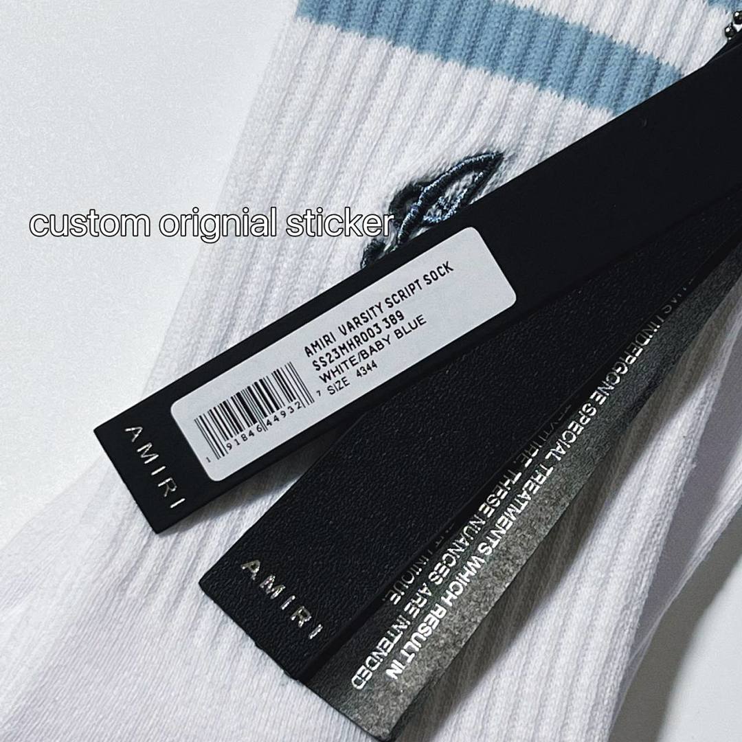 AMIRI 23FW Varsity Script Socks ——In Stock - Image 6