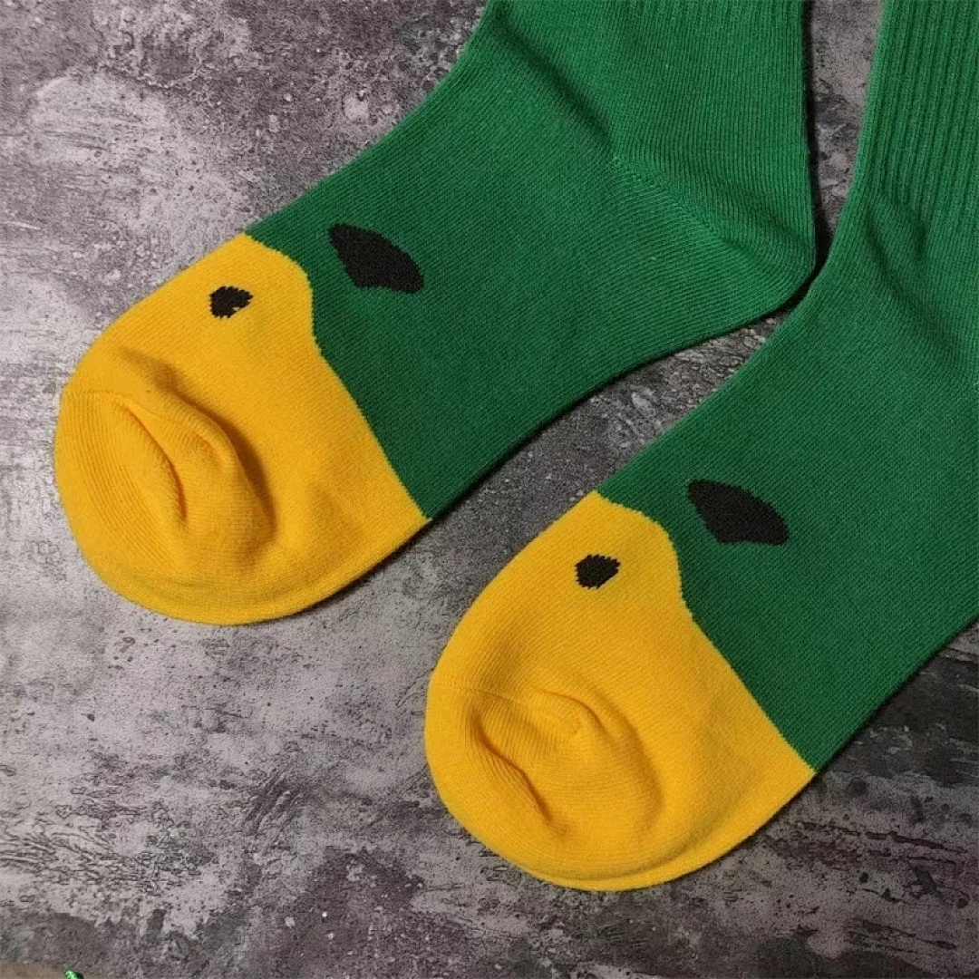 Accessiories Human Made Green Cartoon Socks - Image 6