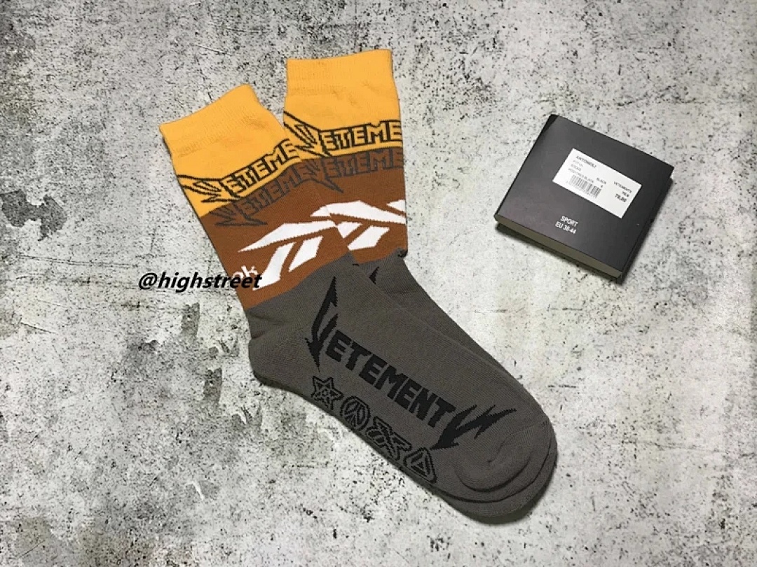 Accessiories 1: 1 Vetements Socks Collab Patchwork Fleece Sole