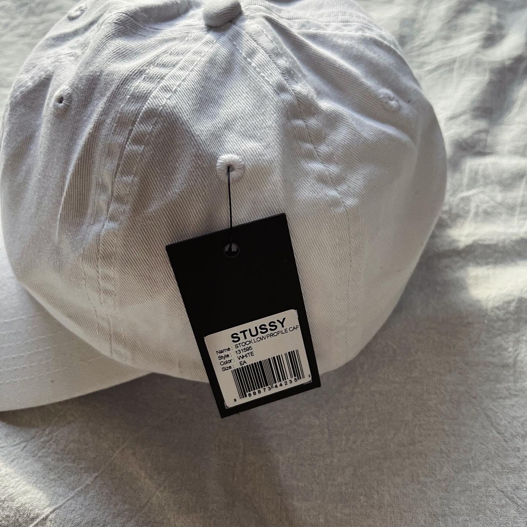 Hats STUSSY WHITE CAP (ZG^01) - Image 4