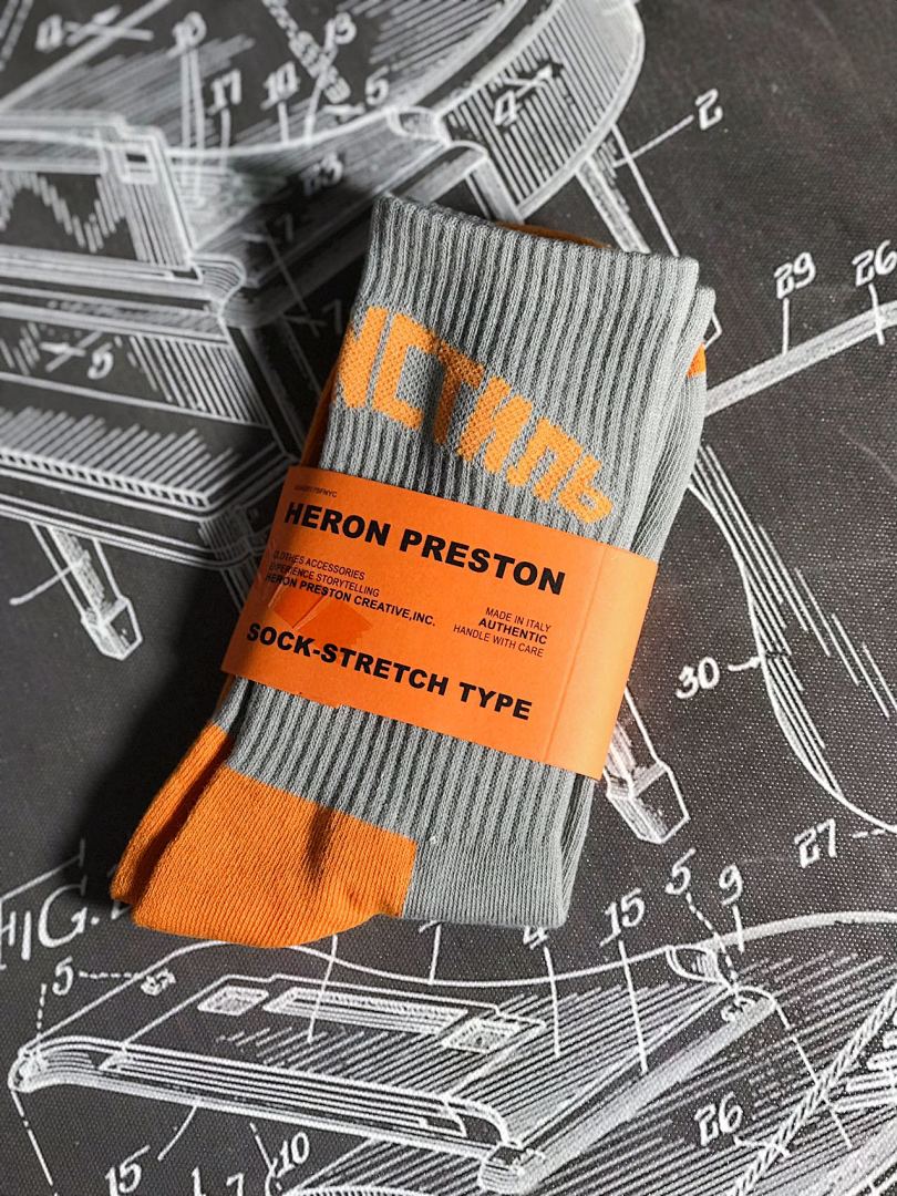 On Running On Running Heron Preston Grey Socks, photo 1