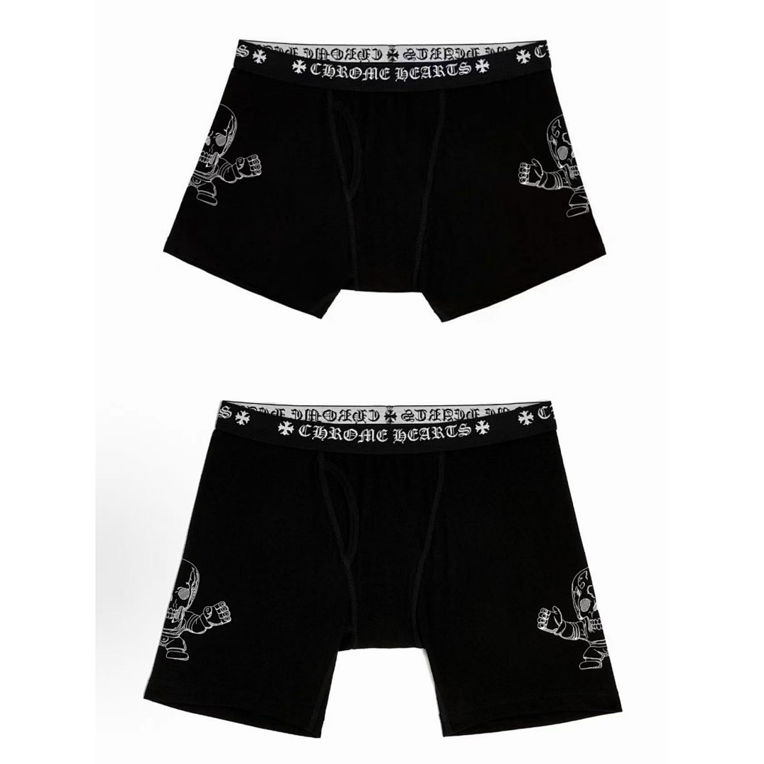Chanel CHR HEARTS New Underwear Boxer Brief SKULL Long & Short ——Perfect Quality - Image 2