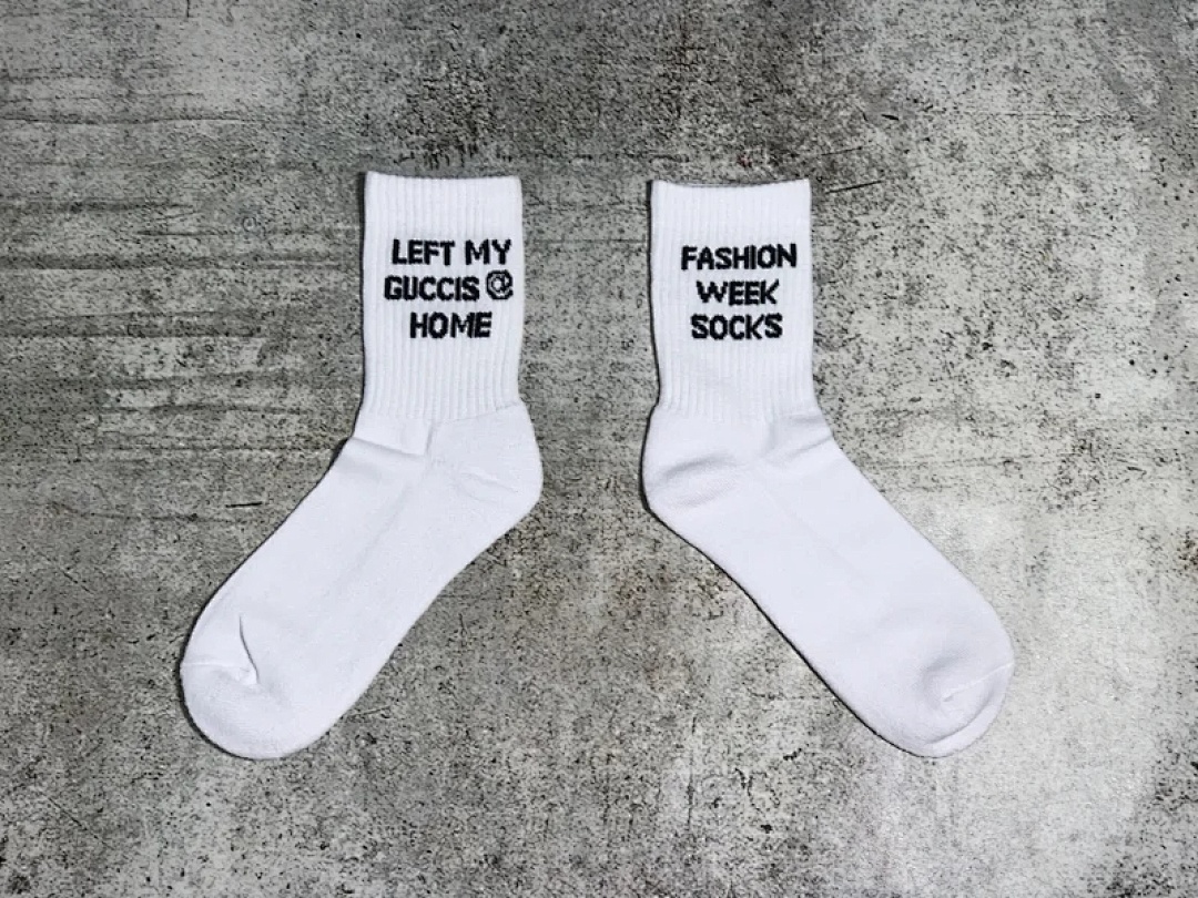 Accessiories Pause Fashion Week Socks Solid Cotton Fleece Sole Classic - Image 6
