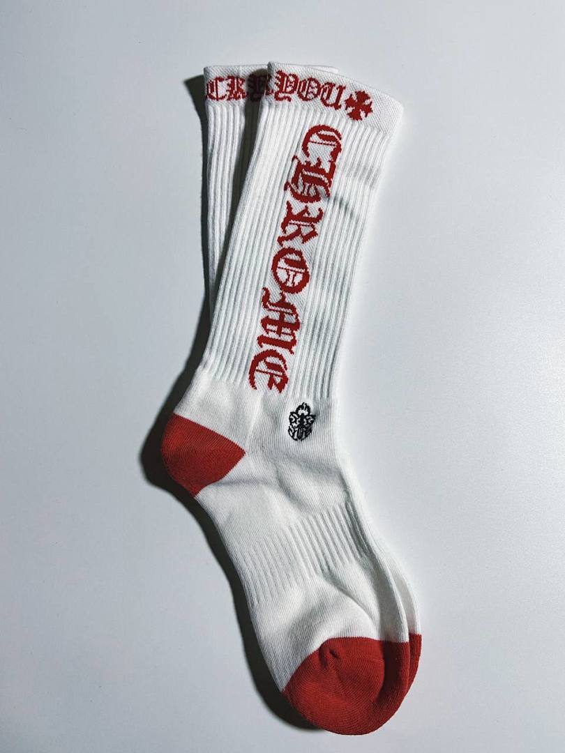 Chanel Chrome-Hearts 2023 Logo Towel Socks - Image 11