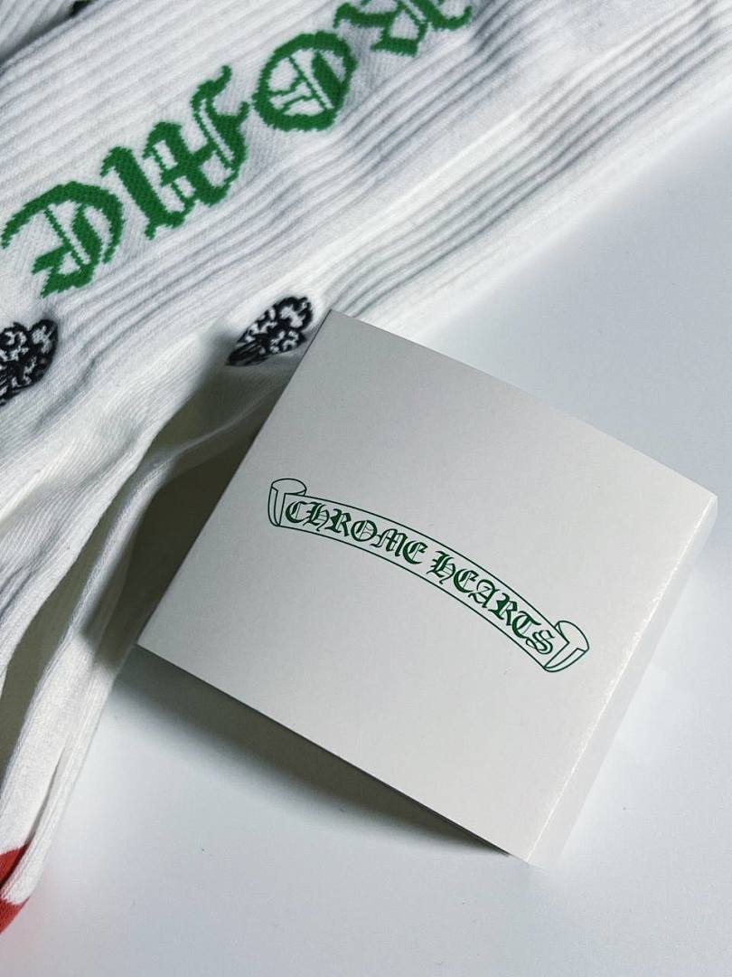 Chanel Chrome-Hearts 2023 Logo Towel Socks - Image 18