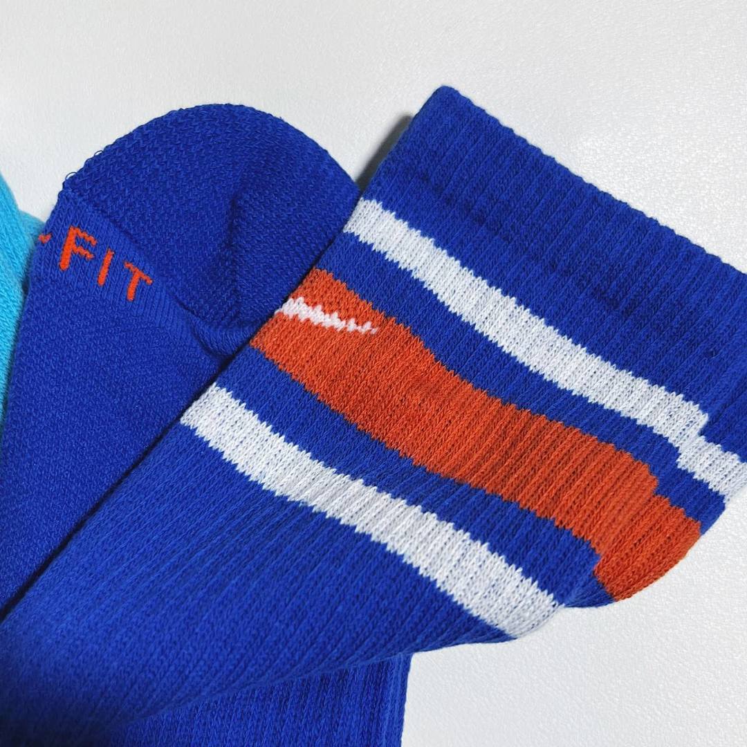Accessiories N*K 2023 Striped 3 Fleece Sole Socks Paris A Set - Image 14