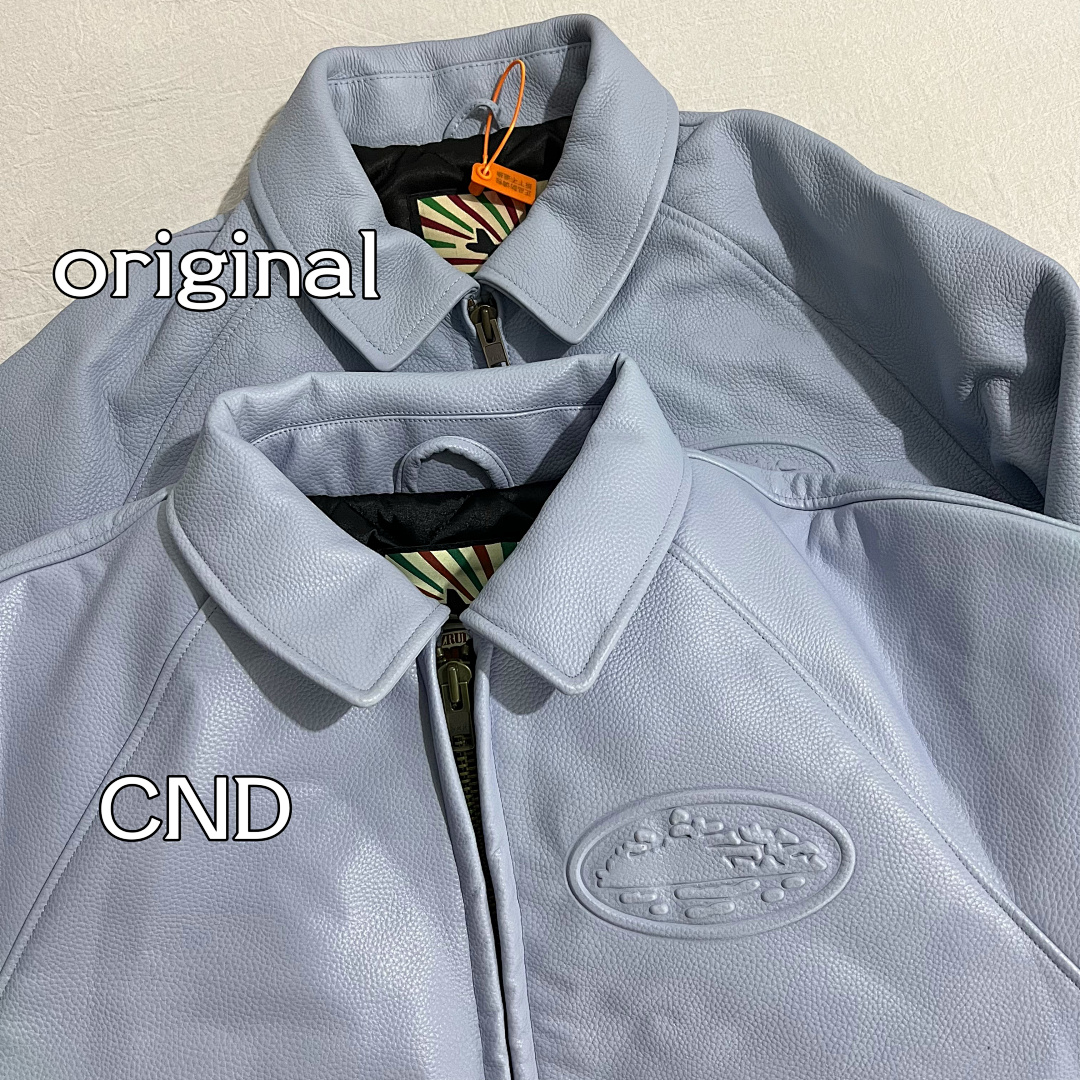 CRT*ZR Blue Leather Jacket ——In Stock, photo 1