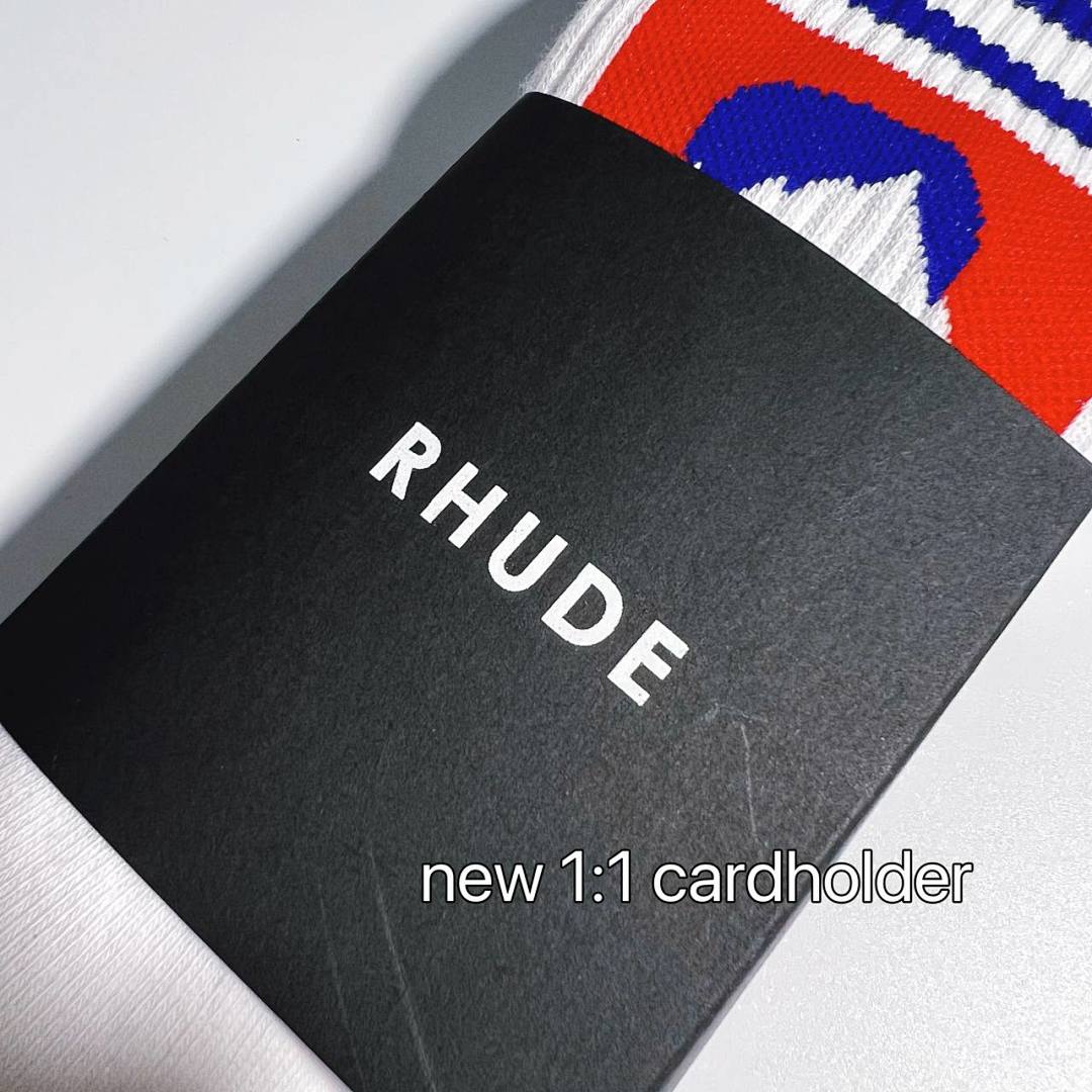 Accessiories 1: 1 Rhude Red Mountain Towel Bottom Socks - Image 5