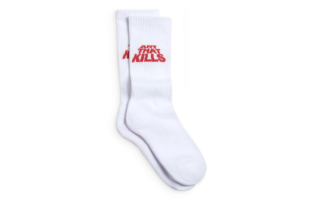 Lanvin Gallery Dept “ARE THE KILLS" Towel Socks - Image 16