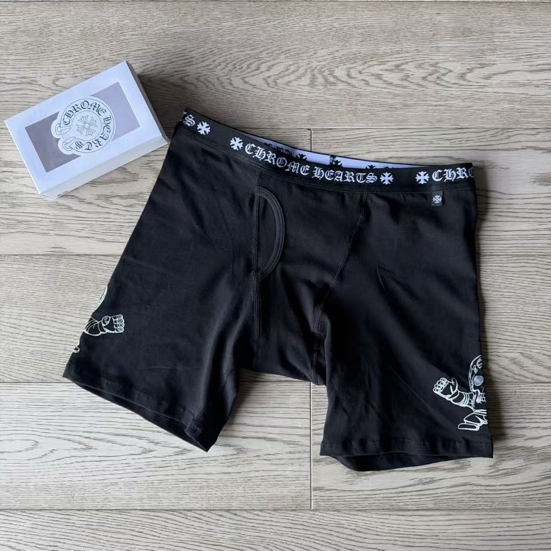 Chanel CHR HEARTS New Underwear Boxer Brief SKULL Long & Short ——Perfect Quality - Image 4