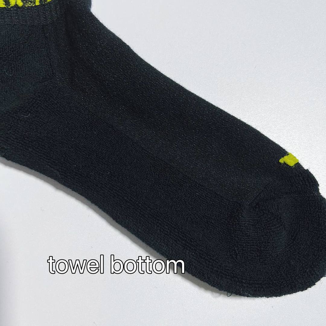 Accessiories VETEMENTS TOWEL SOCKS Black Yellow Reverse A 1:1 - Image 4