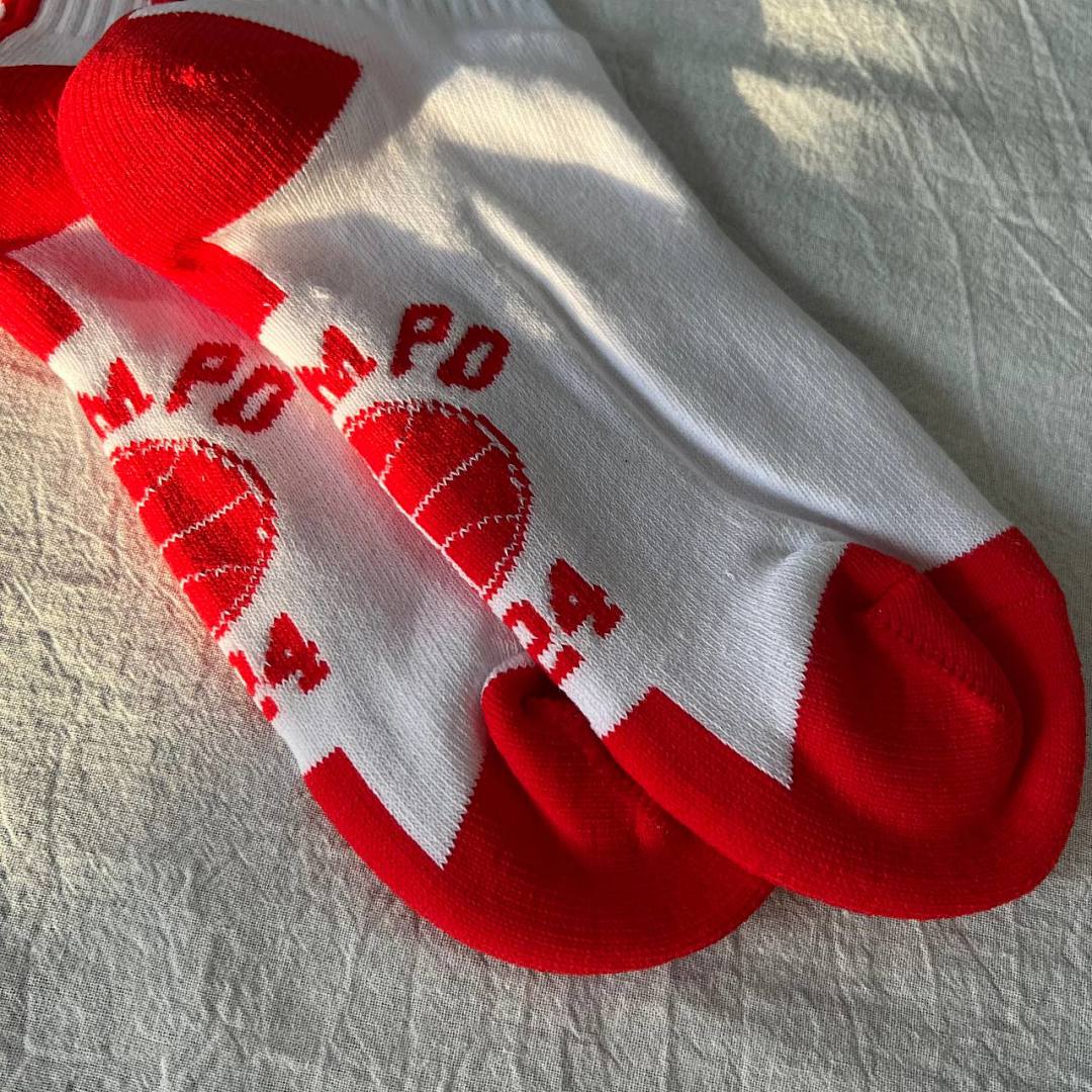 Bape Red Towel Socks - Image 4