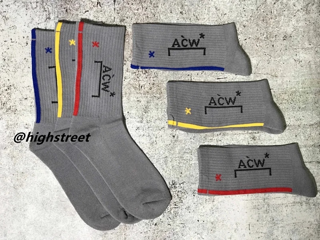 Accessiories ACW Socks Grey Solid Cotton - Image 4