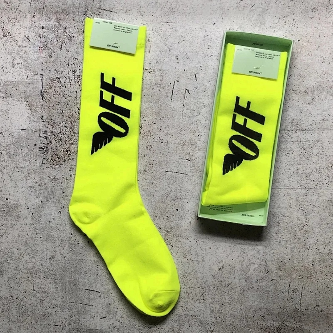 Accessiories OFF White Socks Fluorescent Light Quad - Image 4