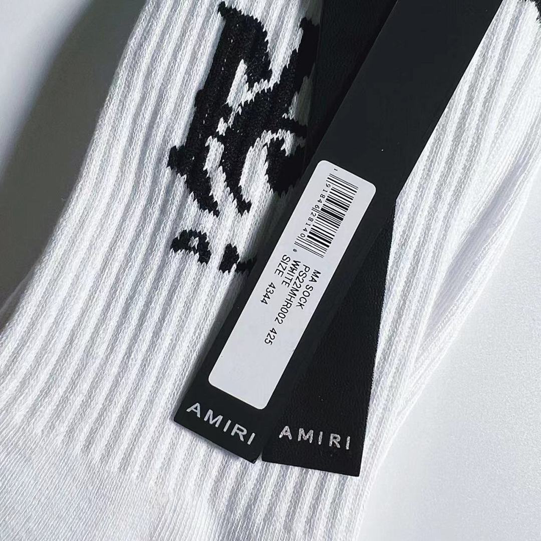 AMIRI 1: 1 Amiri Towel Socks ——With Tag - Image 3