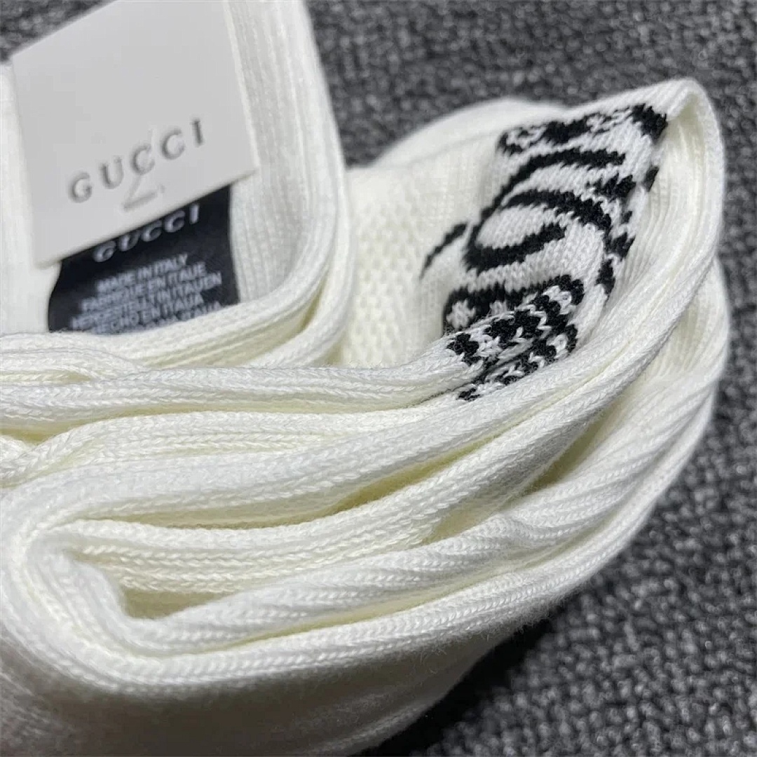 Accessiories G Long White Socks - Image 6