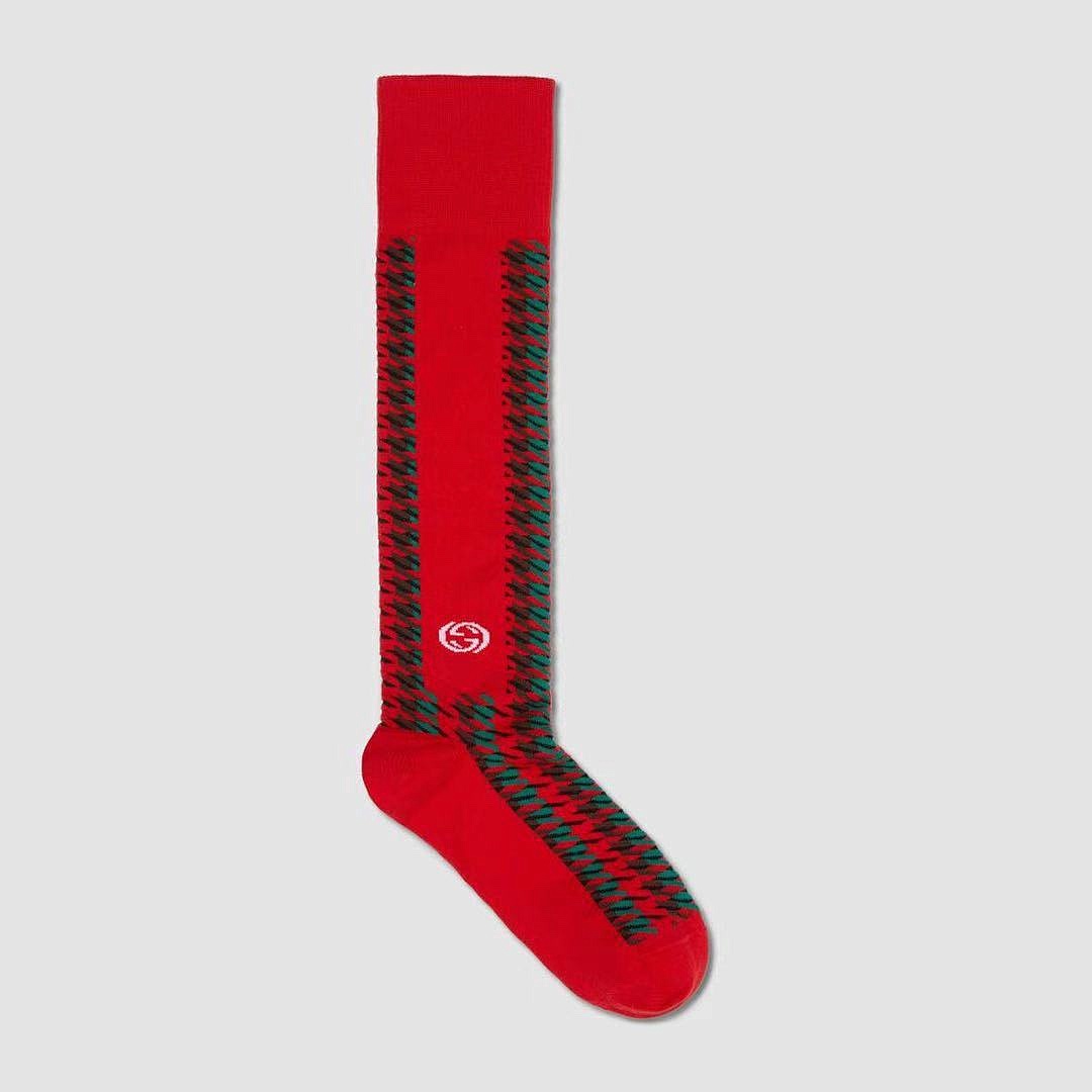 Accessiories G Red Long Socks