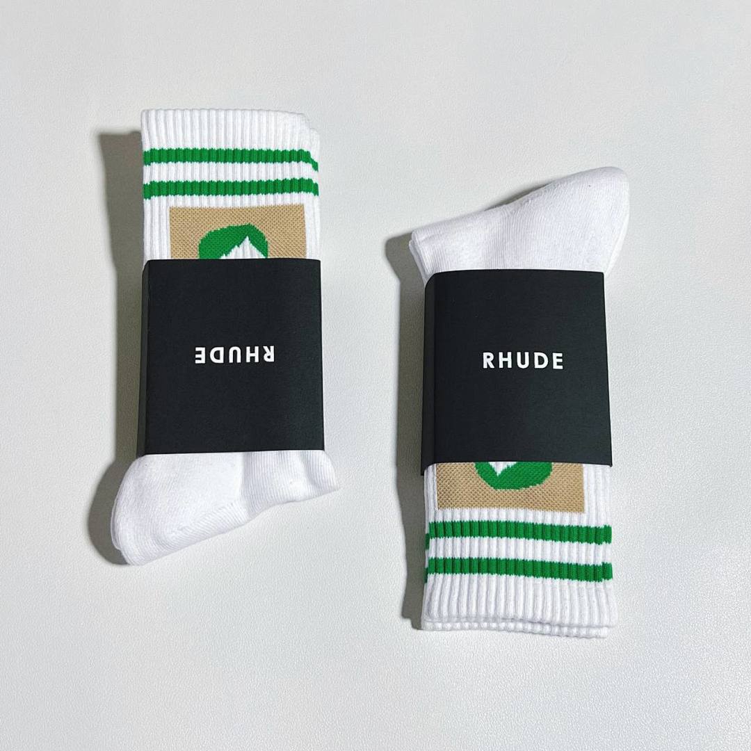 Accessiories VINTAGE RHUDE Moutain 1:1 Towel Socks - Image 25
