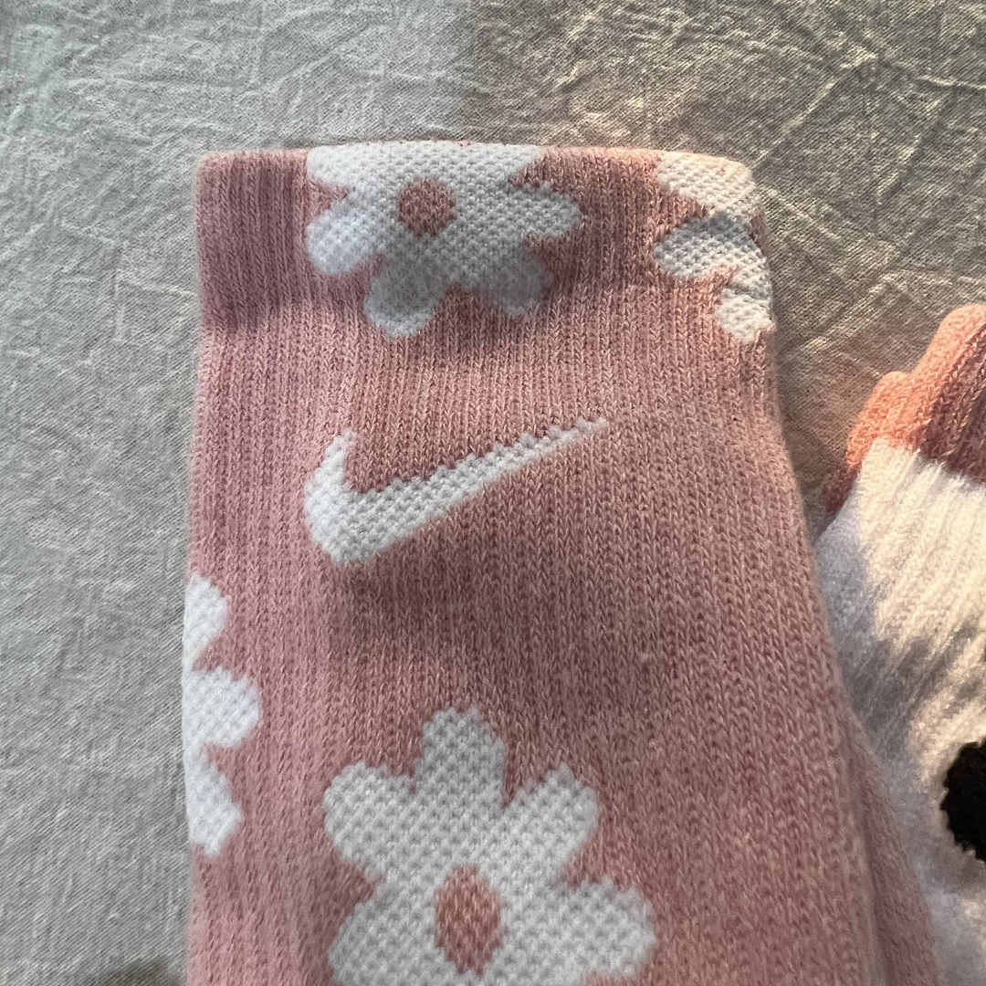 Accessiories NK New Pink 3 Pacs Towel Socks - Image 3