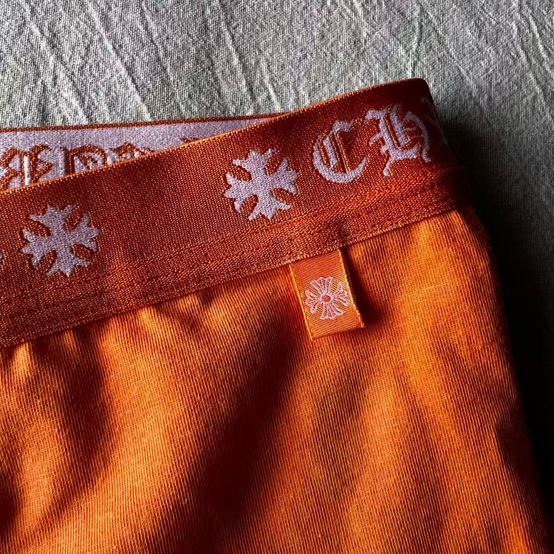 Chanel CHR HEARTS New Underwear Boxer Brief ORANGE Long & Short ——Perfect Quality - Image 8