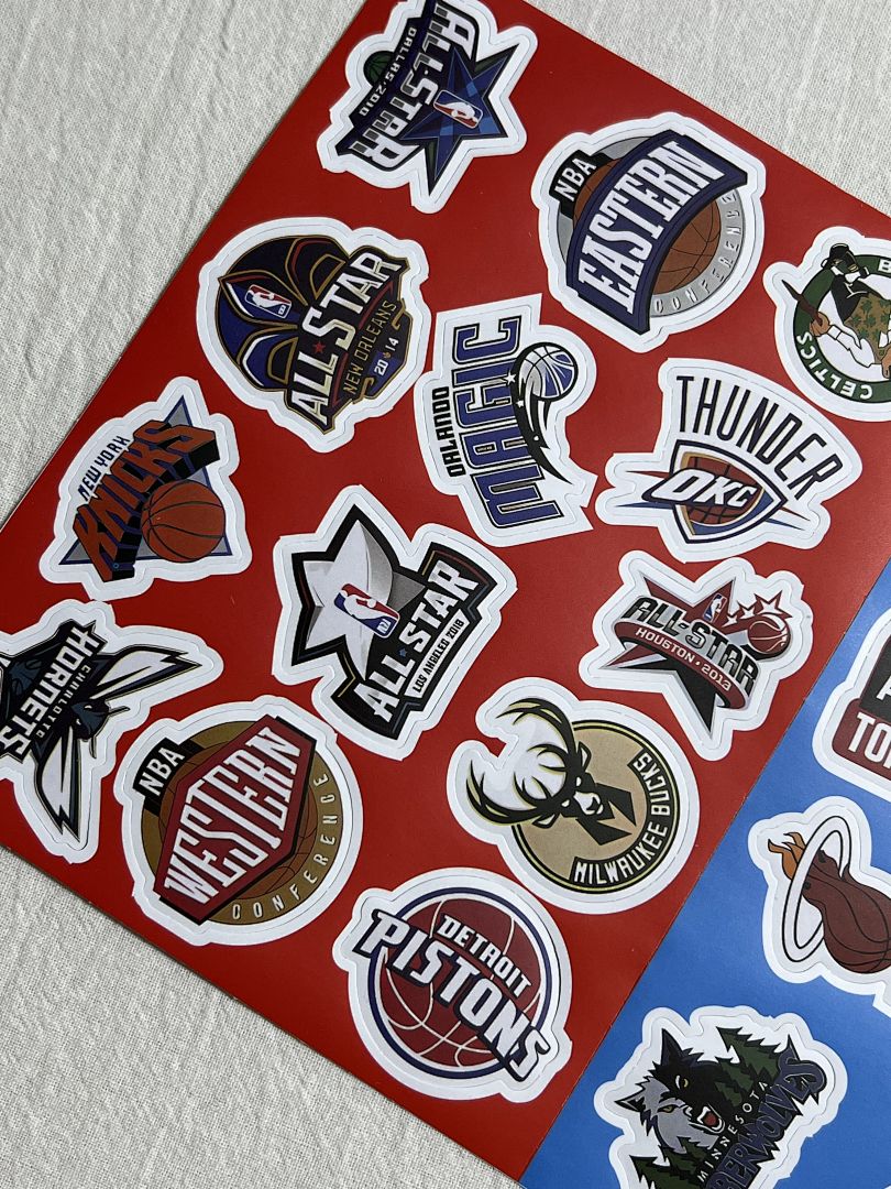 UGG NBA & FFootball League Clubs Team Sticker - Image 8
