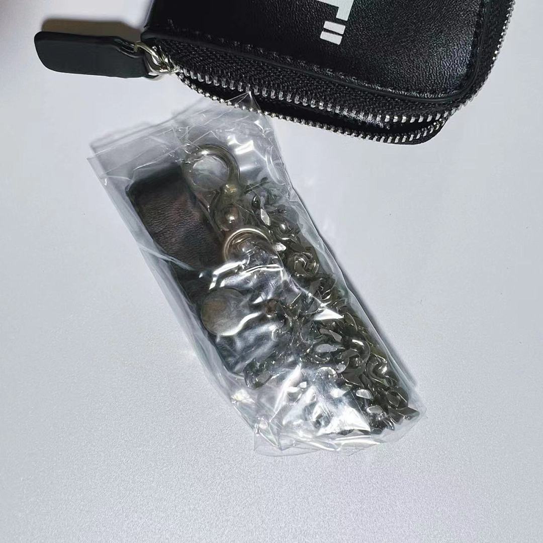 bag/homeware/accessories 1:1 OFF WHITE “FOR MONEY”Wallet Top Grain (Real Leather) - Image 14