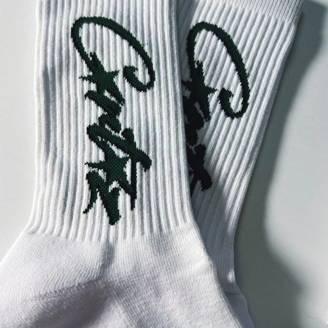 Accessiories 1:1 Coreteiz Green Star Towel Socks - Image 5