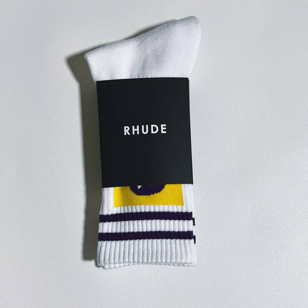 Accessiories VINTAGE RHUDE Moutain 1:1 Towel Socks - Image 36