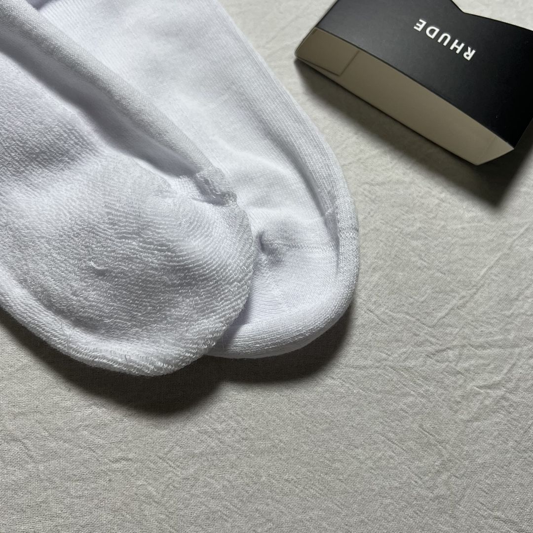 Accessiories RHUDE CREST LOGO SOCK (White Blue) - Image 2
