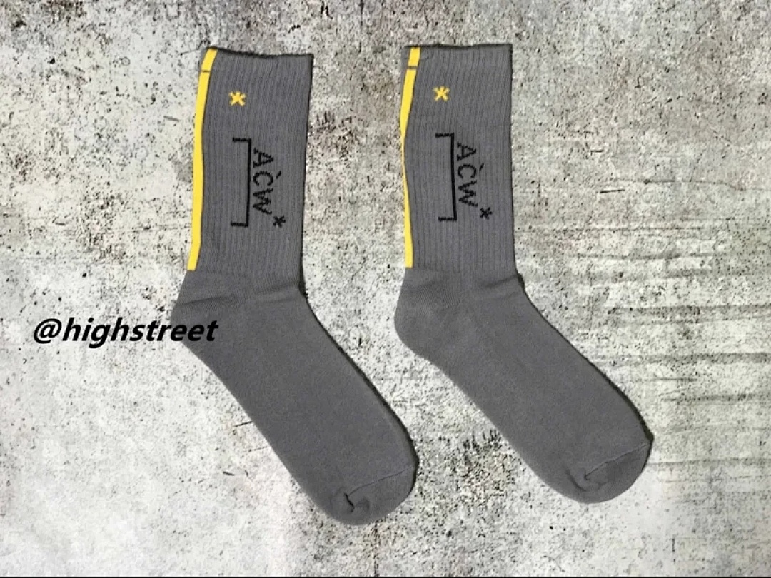 Accessiories ACW Socks Grey Solid Cotton - Image 6