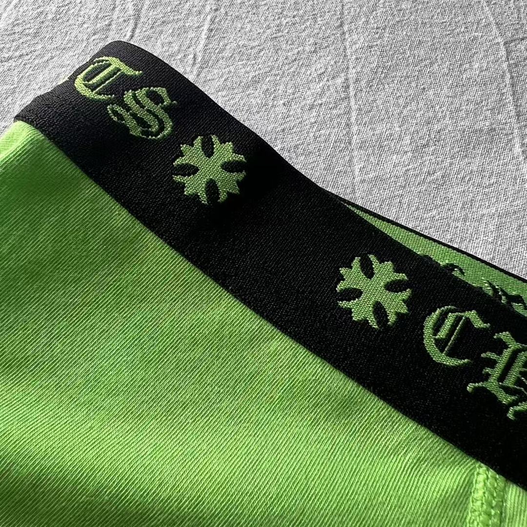 Chanel CHR HEARTS New Underwear Boxer Brief GREEN Long & Short ——Perfect Quality - Image 13