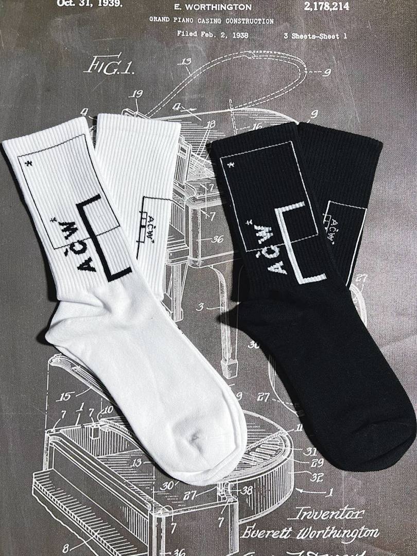 ACW A Cold Wall Socks 19Ss Quad, photo 1