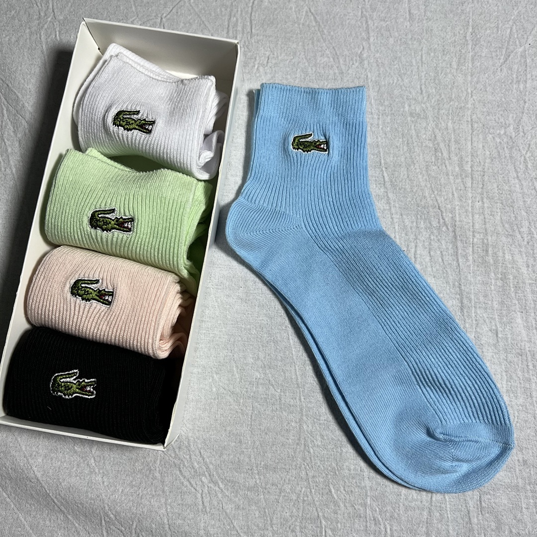 Accessiories 4 PACK Box Lacoste Socks - Image 8