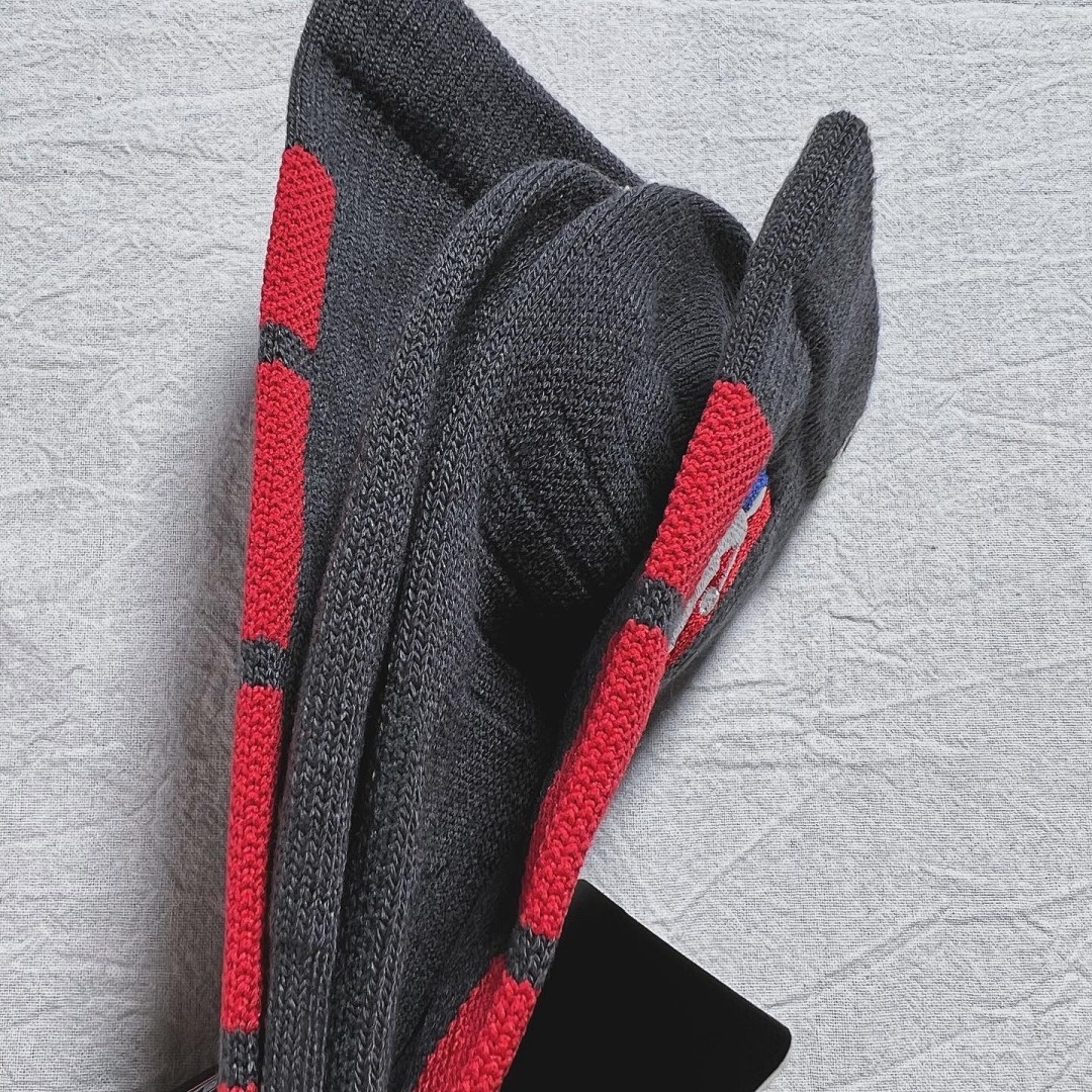 Accessiories NBA BLACK/GREY Red Black Grey Socks - Image 7