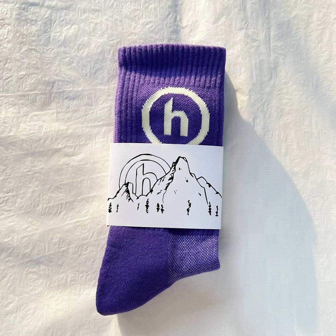 Accessiories 1:1 Hidden Purple Socks Towel Bottom