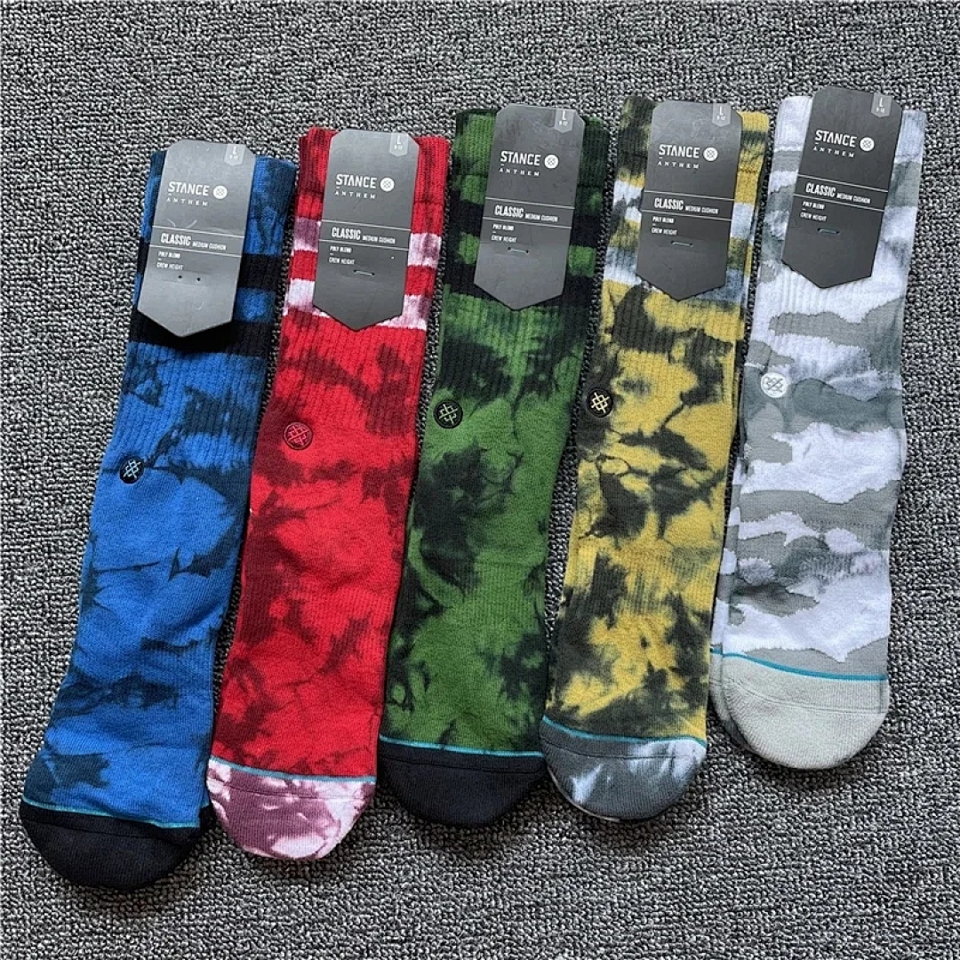 Accessiories Sta Dyed Socks Tie Dye Mid Long