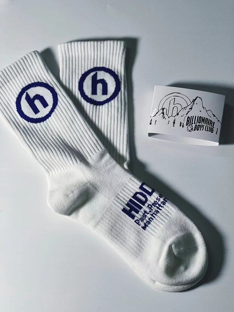 Accessiories 1: 1 Billionaire Boys Club × HIDDEN Blue Socks————Unique Correct Version - Image 8