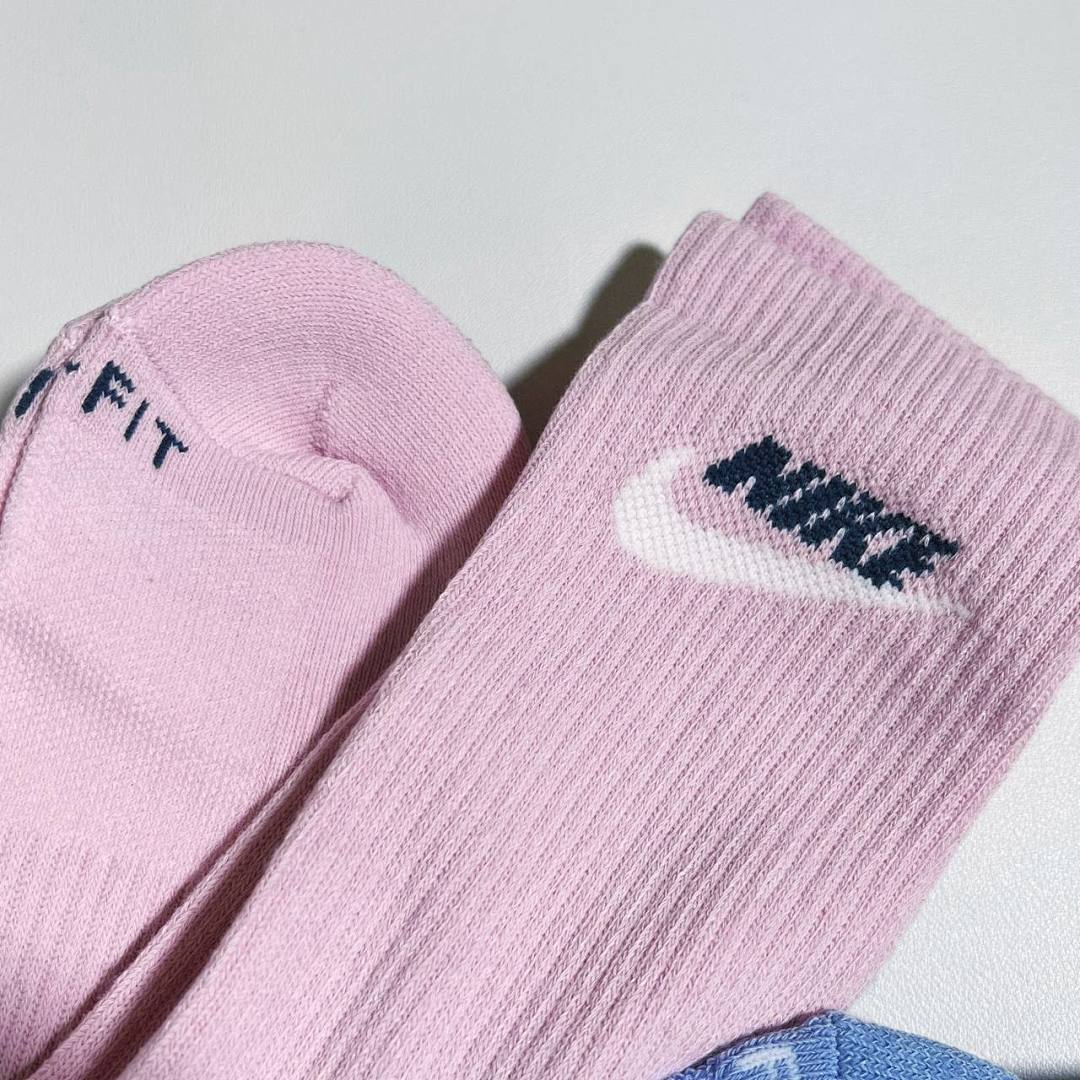 Accessiories N*K 2023 Striped 3 Fleece Sole Socks Paris A Set - Image 6