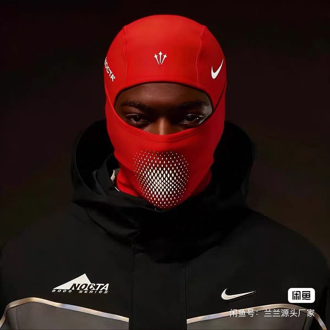 Christian Louboutin 3M RED RELECTIVE NKxNOTCA DRAKE Balaclava With Packaging Bag - Image 2
