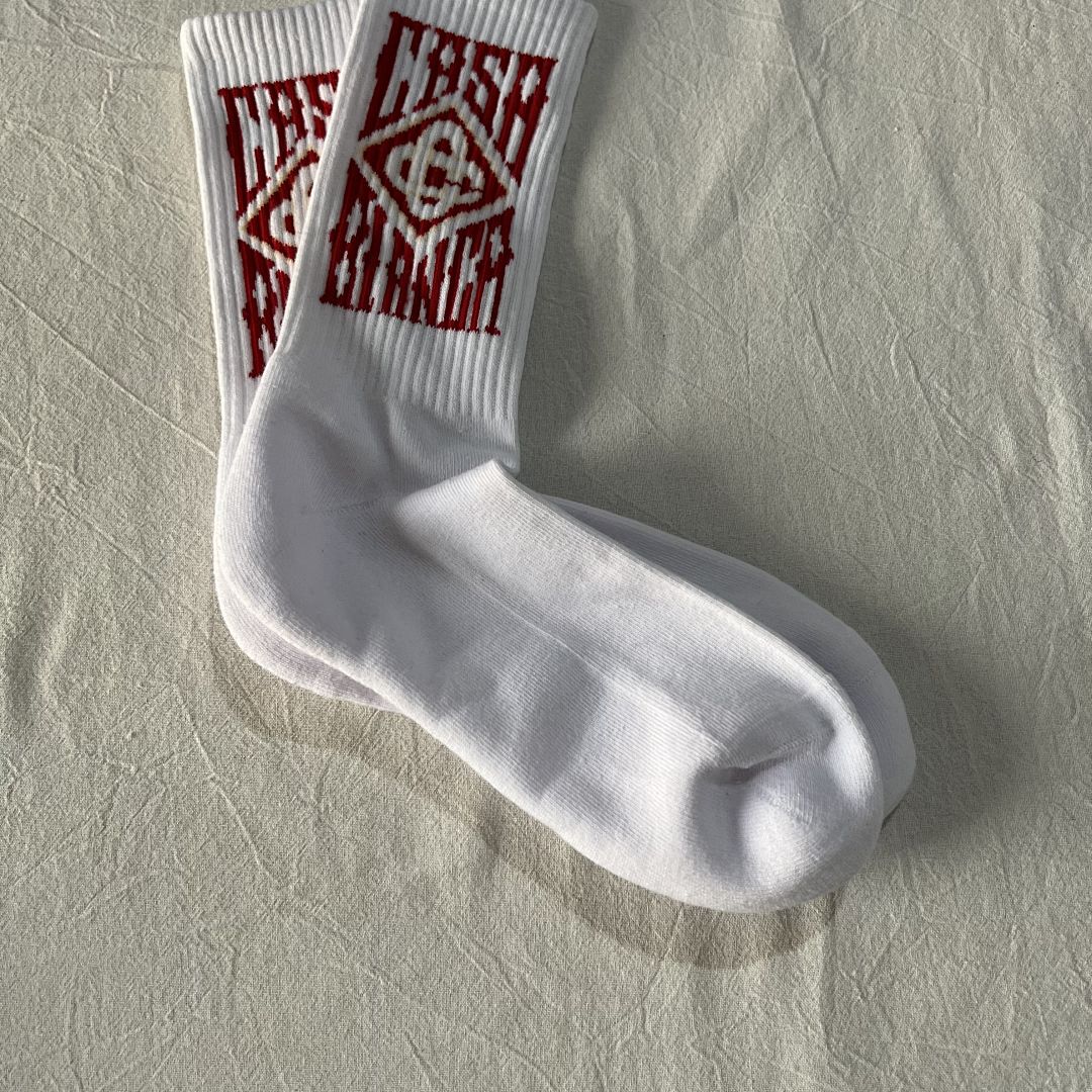 Accessiories Gothic Logo Socks White Wind - Image 4