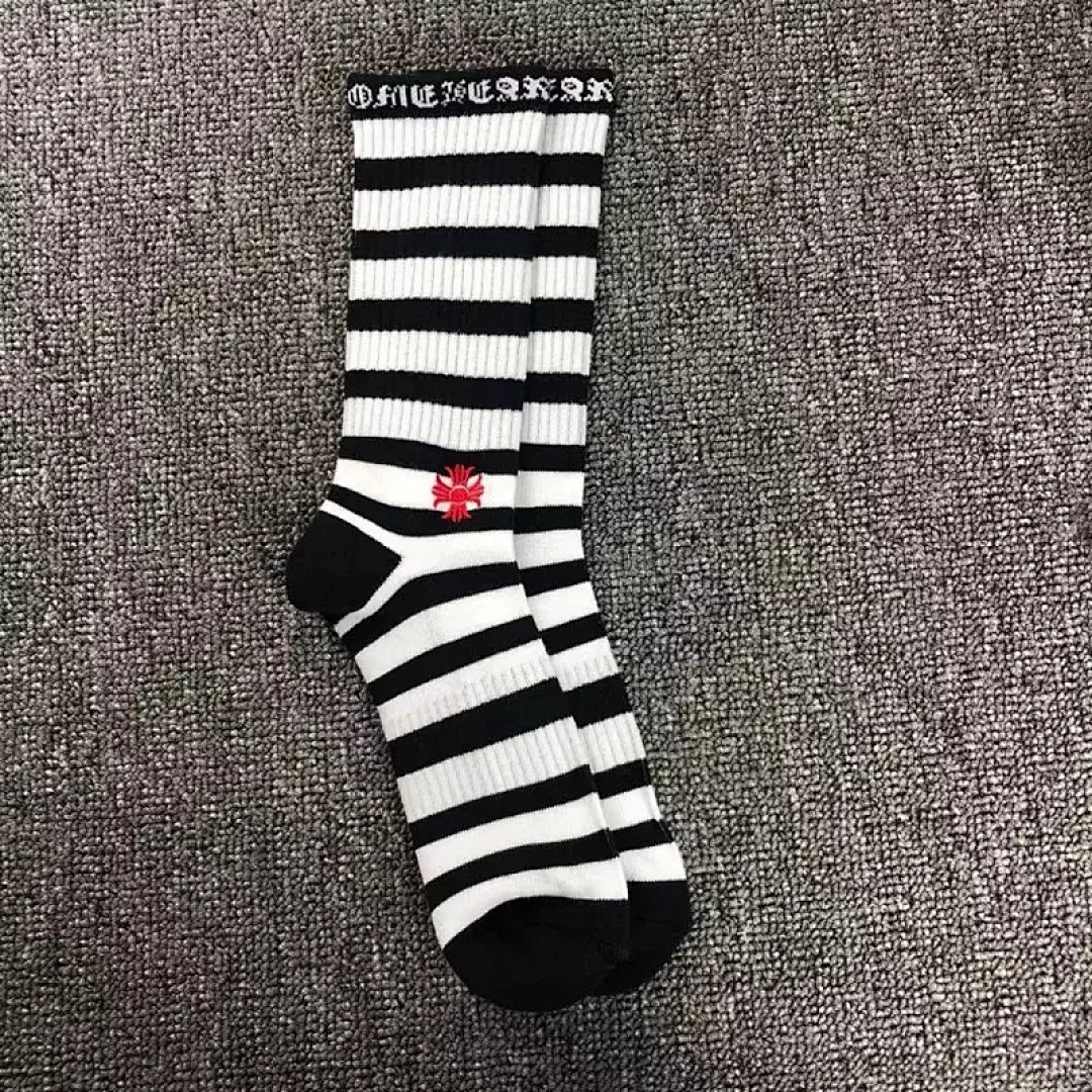 Chanel Chrome Hearts Stripe Socks - Image 13